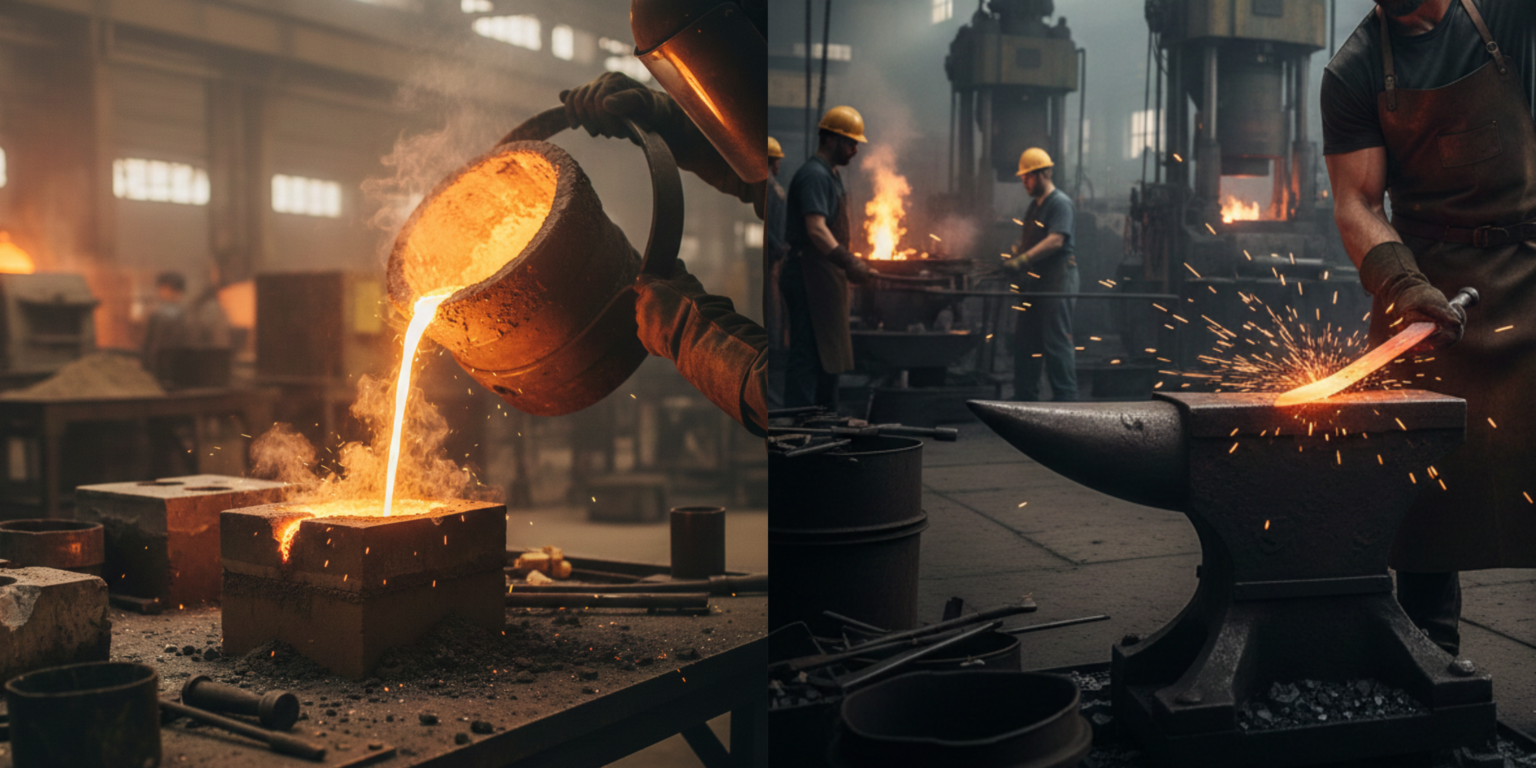 Casting vs Forging in Automotive Manufacturing Which is Better