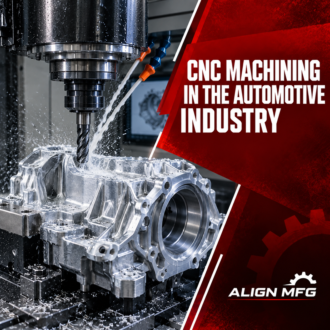 CNC machine turning a precision automotive shaft component